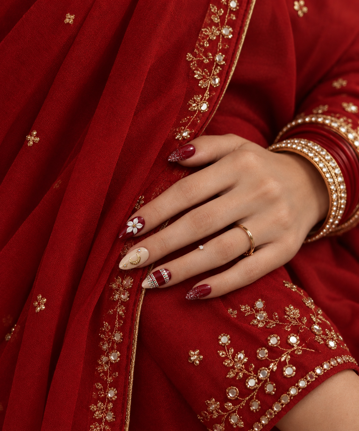 Karwa Chauth Nails